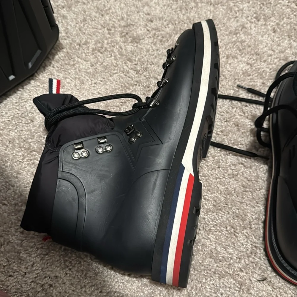 Moncler ULTRALIGHT Rubber Boots Size 44 (10.5-11) - Picture 5 of 9